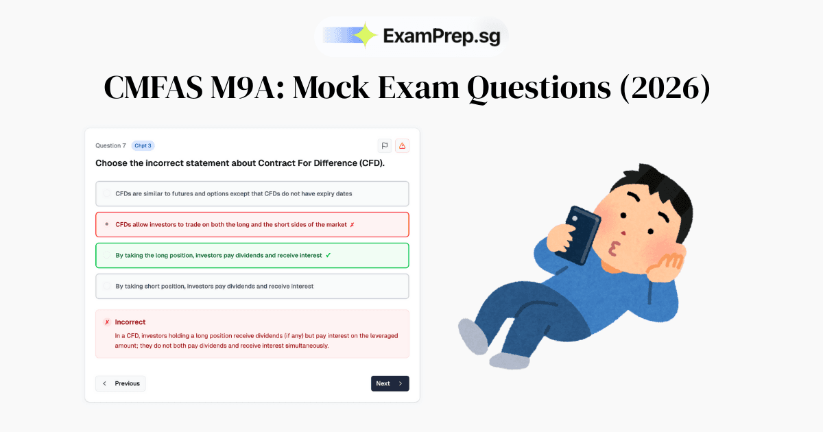 Free CMFAS M9A Mock Exam Questions & Papers (2026 Derivative Examples)